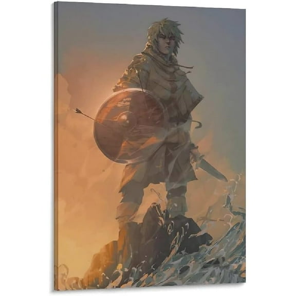Vinland Saga Anime Poster Wall Art Poster Gifts Bedroom Prints Home Decor Hanging Picture Canvas Painting Posters 16x24inch(40x60cm)