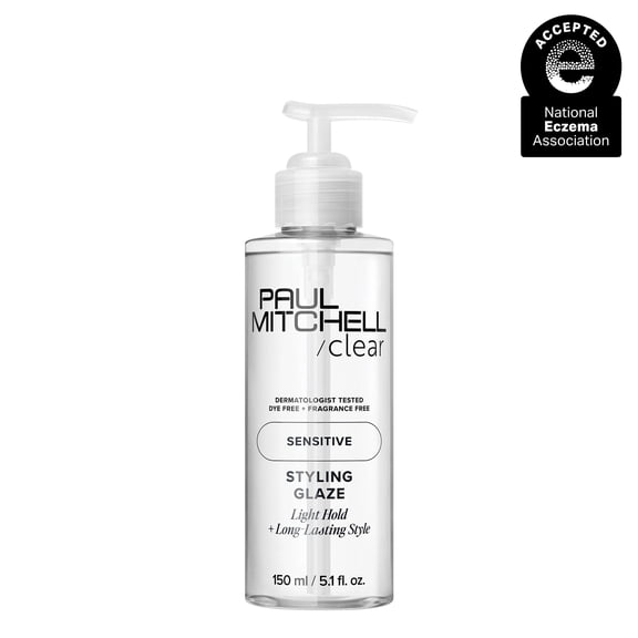 Paul Mitchell Clear Styling Glaze, Fragrance Free, Dermatologist-Tested For Sensitive Scalp Skin, 5.1 fl. oz.