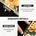 thumbnail image 4 of Yellow Elegant Flower Notebooks 2 Pcs 1-subject Journal 60 Sheets A5 College Ruled Paper Detachable Ring 8.3"x5.7", 4 of 8
