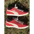 thumbnail image 1 of PU & MA Women 6 Red / White Suede Sneaker Classic Streetwear Great Condition Cool, 1 of 6