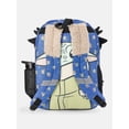 thumbnail image 2 of Star Wars Mandalorian 17" Boys Backpack Set with Lunch Box, Headphones, Water Bottle, Pencil Pouch and Keychain, 6-Piece, Blue, 2 of 6