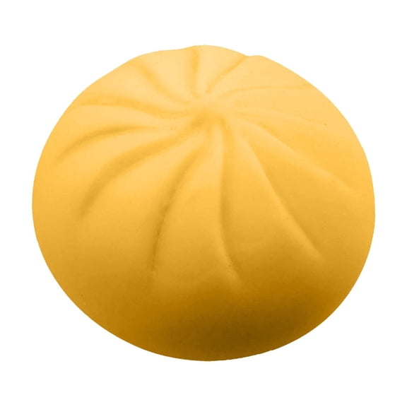 Cute Cartoon Steamed Bun Decorative Figurine - Colorful Squishy Ornament for Room Desk Home Decor