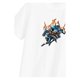 thumbnail image 1 of Camiseta de manga corta para mujer, informal, con gráfico sólido, elástico, cuello redondo, camiseta básica de verano para viajes, entrenamiento, send M, 1 of 8