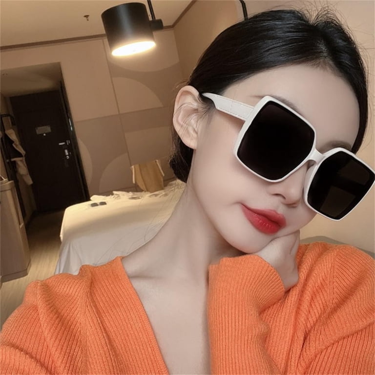 Oversized Sunglasses Women Vintage Sun Glasses Eyewear for  display picture 1