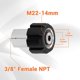 thumbnail image 3 of Corrosion Resistant Pressure Washer Fitting M22 14mm Internal Thread Convert To 3/8 In FNPT For Cleaning Equipment, 3 of 4