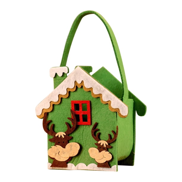 Ganfancp Decoración Navideña Bolsa de Caramelos para Niños Árbol de Navidad Bolsa de Regalo Nochebuena Bolsa Mona Liquidación Ventas Hoy Ofertas Prime 1 Bolsa para Caramelos
