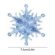 thumbnail image 3 of Copos De Nieve De Plástico Adornos navideños de plástico con forma de copo de nieve azul Rkxzt, 3 of 9