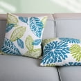 thumbnail image 4 of Phantoscope New Living Series Double-sided Design Decorative Throw Pillow, 18" x 18", Blue/Green, 4 Pack, 4 of 7