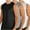 Black&Gray&White, variant on Mens Athletic Tank Tops Summer Sleeveless Workout Shirts Breathable Lightweight Gym Running Sports T-Shirts Activewear, Gray-3PC, M