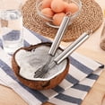 thumbnail image 2 of Visland Stainless Steel Coconut Meat Removal Knife, Multi-Purpose Stainless steel planer,2 Pcs, 2 of 6