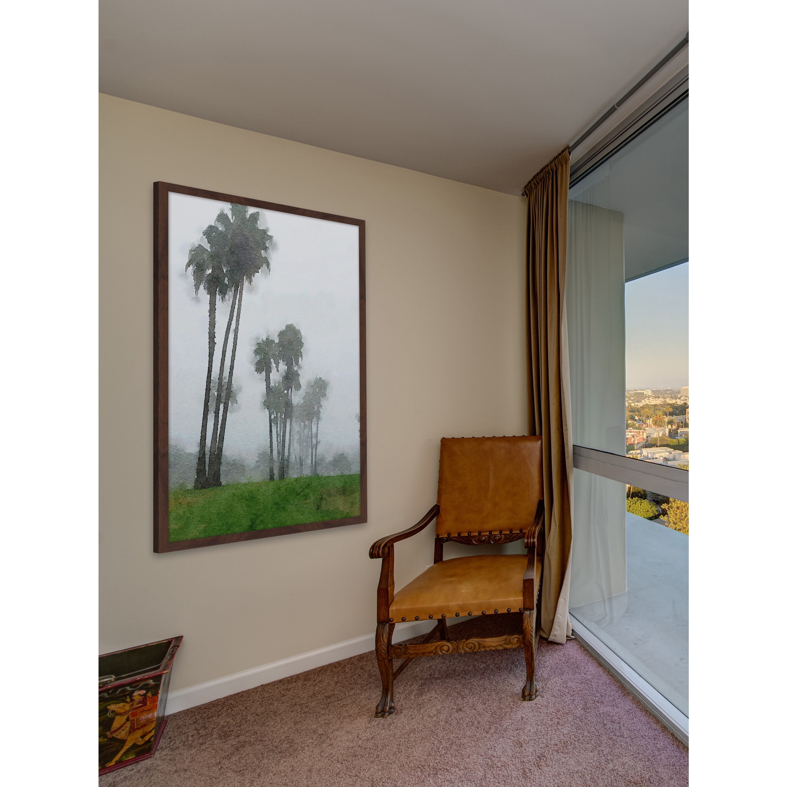 "Rainy Season" Framed Painting Print