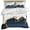 Blue, variant on 3 Piece Green Gold Marble Duvet Cover Set California King,Microfiber Comforter/Quilt Cover with Corner Ties and 2 Pillowcases,Modern Abstract Marble Crack Texture Soft Bedding with Zipper Closure