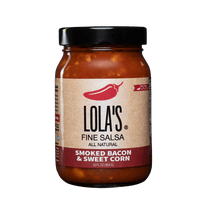 Lola's Fine Salsa - Smoked Bacon & Sweet Corn 16oz.