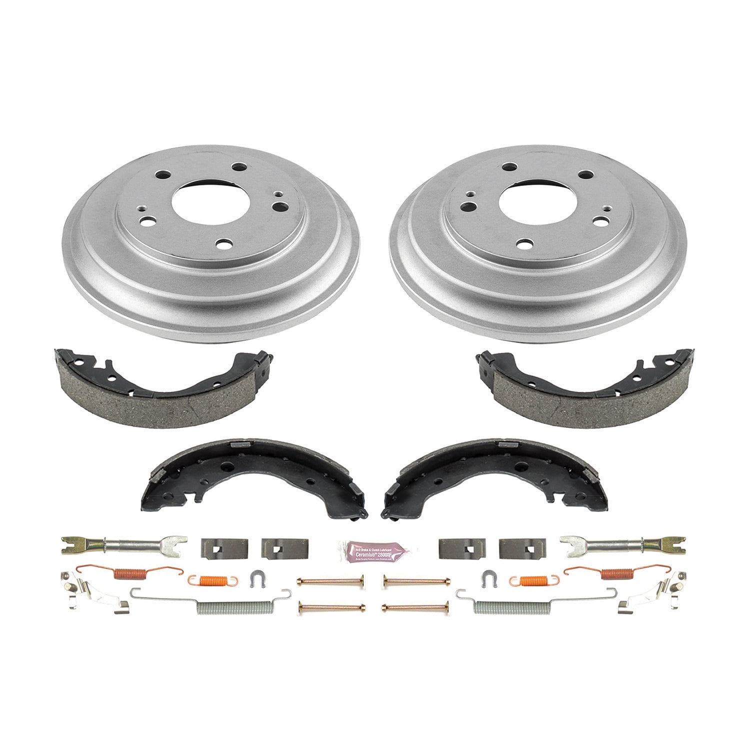 Power Stop Rear Stock Replacement Drum and Shoe Kit KOE15397DK