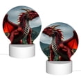 thumbnail image 2 of Sikiie Majestic Red Dragon Acrylic Night Light Gift Custom Acrylic Night Light LED Lights for Bedroom Home Office, 2 of 9