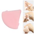 thumbnail image 3 of Unique Bargains 2 Pcs Loose Powder Puff Face Soft Triangle Puff Blender Beauty Makeup Tool Short Plush Beige Pink, 3 of 6