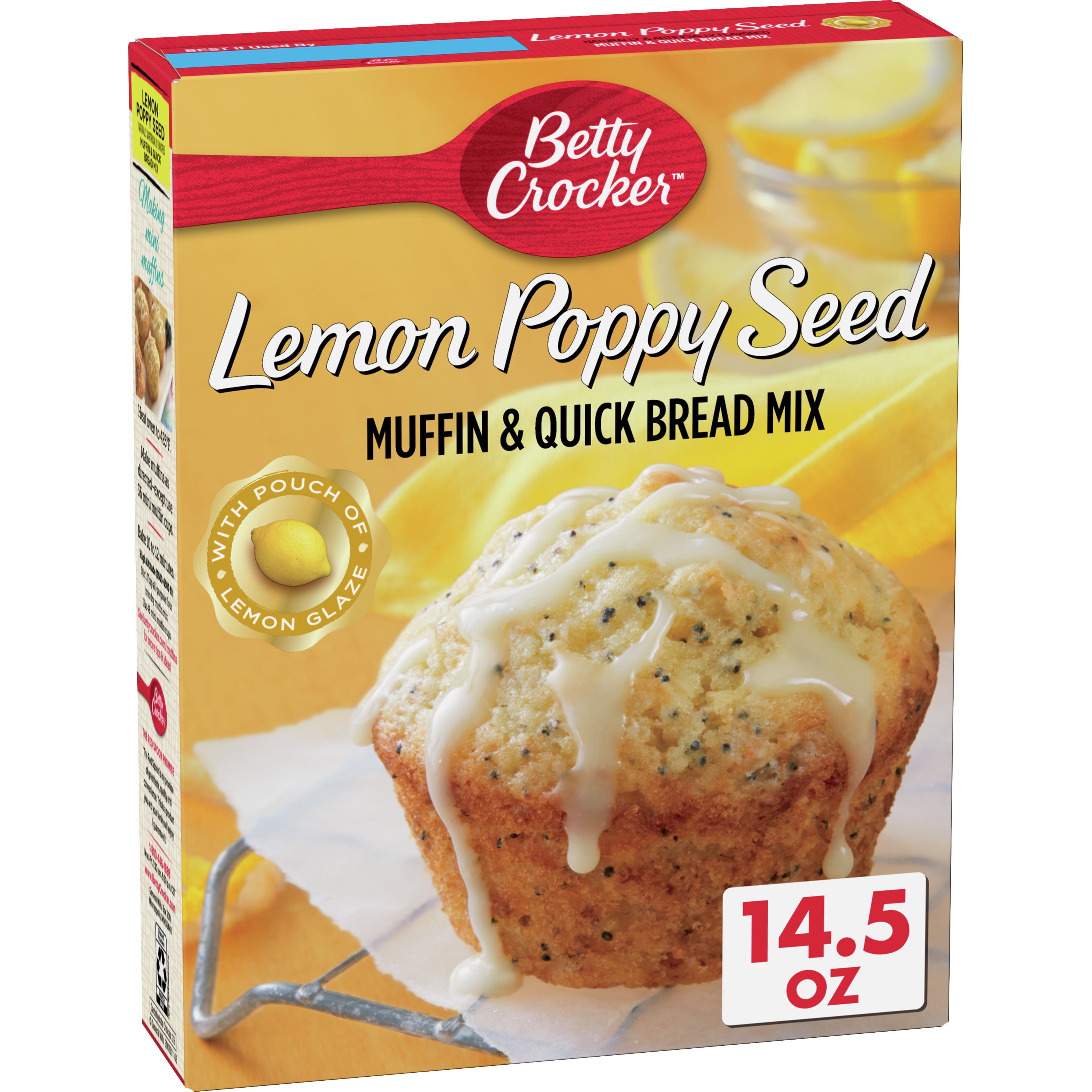 Betty Crocker Lemon Poppy Seed Muffin & Quick Bread Mix