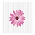 thumbnail image 2 of Ambesonne Flower Shower Curtain, Pinkish Daisy Petal Print, 69"Wx75"L, Pink Maroon and White, 2 of 4