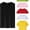 Black, variant on RTKFRFLM Kids Breathable Mesh T-Shirt Solid Color Short Sleeve Crewneck Athletic Tee Top Quick Dry Running Undershirt for Boys Girls