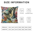 thumbnail image 5 of Jiayy  Throw Pillow Covers Vintage Bird Butterfly Dragonfly Rose Design Square Pillowcase for Home Decor Sofa Car Bedroom Pillow case, 5 of 5