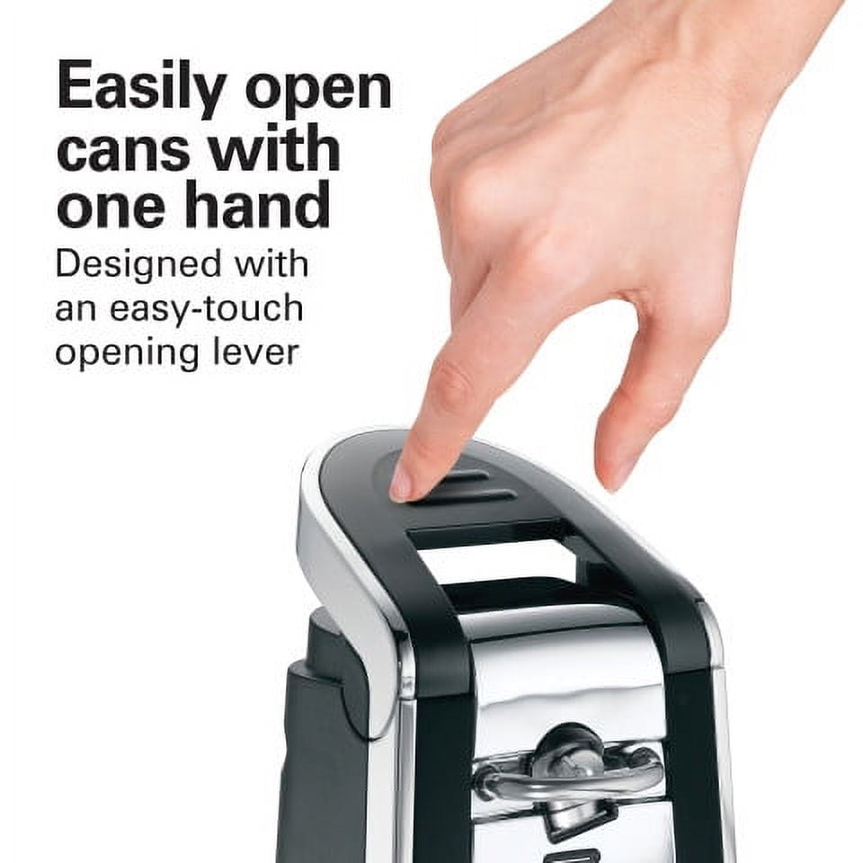 Electric Can Opener Easy-touch Opening Automatic Smooth Edge Touch Kitchen  Black