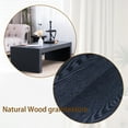 thumbnail image 4 of Hassch 47.6" Coffee Table in Ribbed Textured Design, Modern Rectangular Living Room Accent Table, Black, 4 of 7