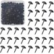 thumbnail image 1 of ZHAOCHENG 400 clavos para tapicería, clavos para tapicería, tachuelas para alfombras, para decoración de muebles, color negro, 11 x 10 mm, 1 of 5