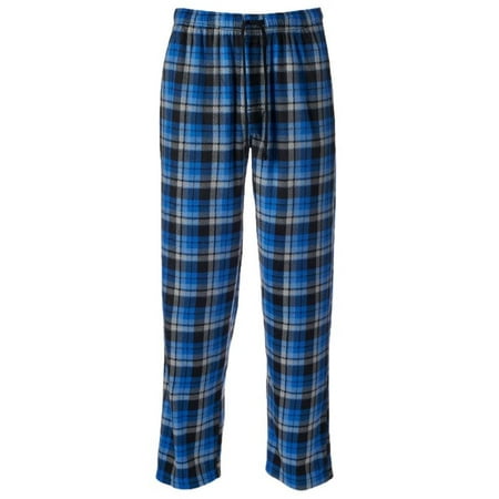 Chaps Plaid Mens Microfleece Lounge Blue Pajama Pants 6992803CH ...