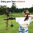 thumbnail image 7 of Junior Compound Bow Set for Youth, Kids, Beginners & Women, Lightweight Design, 10-40Lbs Draw Weight, 16"-28" Draw Length, 290fps, Fully Adjustable, 7 of 7