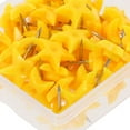 thumbnail image 3 of CHICHUMID 50pcs Map Pins Star Push Pins Metal For Fixing Items On Foam Board In Classroom, 3 of 7