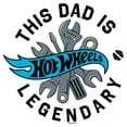 thumbnail image 3 of Men's Hot Wheels This Dad Is Legendary  Graphic T-Shirt, 3 of 6
