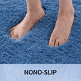 thumbnail image 5 of Homieway Bath Rug, Non Slip Pink Fluffy Bath Mat for Bathroom Floor, Washable Plush Luxury Bathroom Rug for Tub, Soft Shaggy Absorbent Shower Mat, 5 of 7