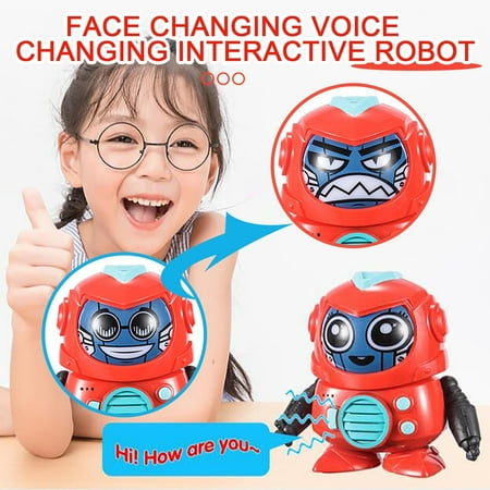 

Follure Robot Voice Recording Intercom Face Changing Puzzle Parent-Child Interactive Toy