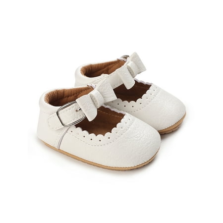 

SAYOO Baby Girls Princess Shoes Sweet Style Bow Lace Decoration Non-slip Shoes