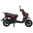 thumbnail image 4 of X-Pro Brand New 150cc Gas Moped Motorcycle, 12" Aluminum Wheels Electric/Kick Start Dual Headlights, 4 of 4