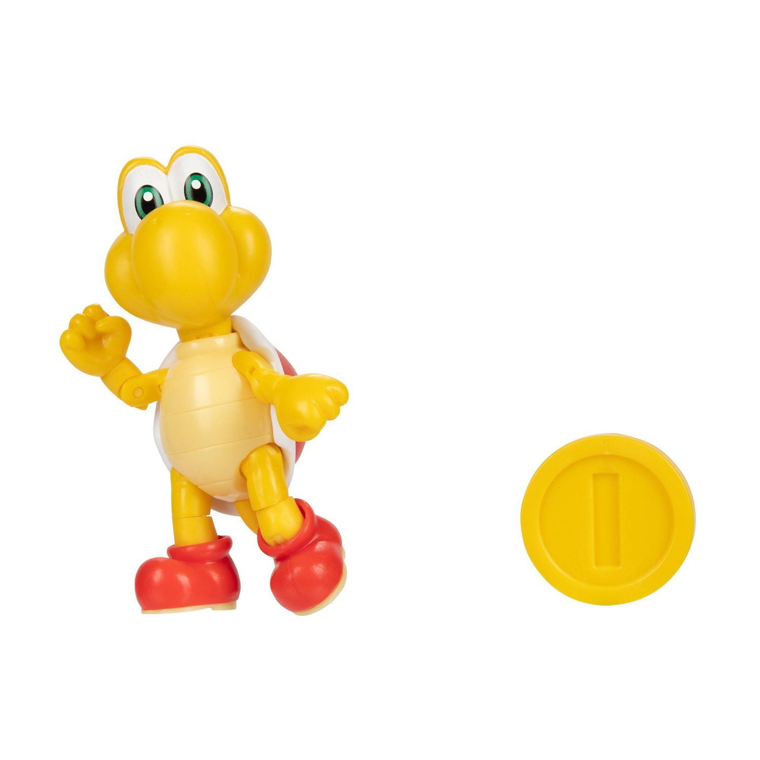World of Nintendo 4" Figures - Red Koopa Troopa with Coin