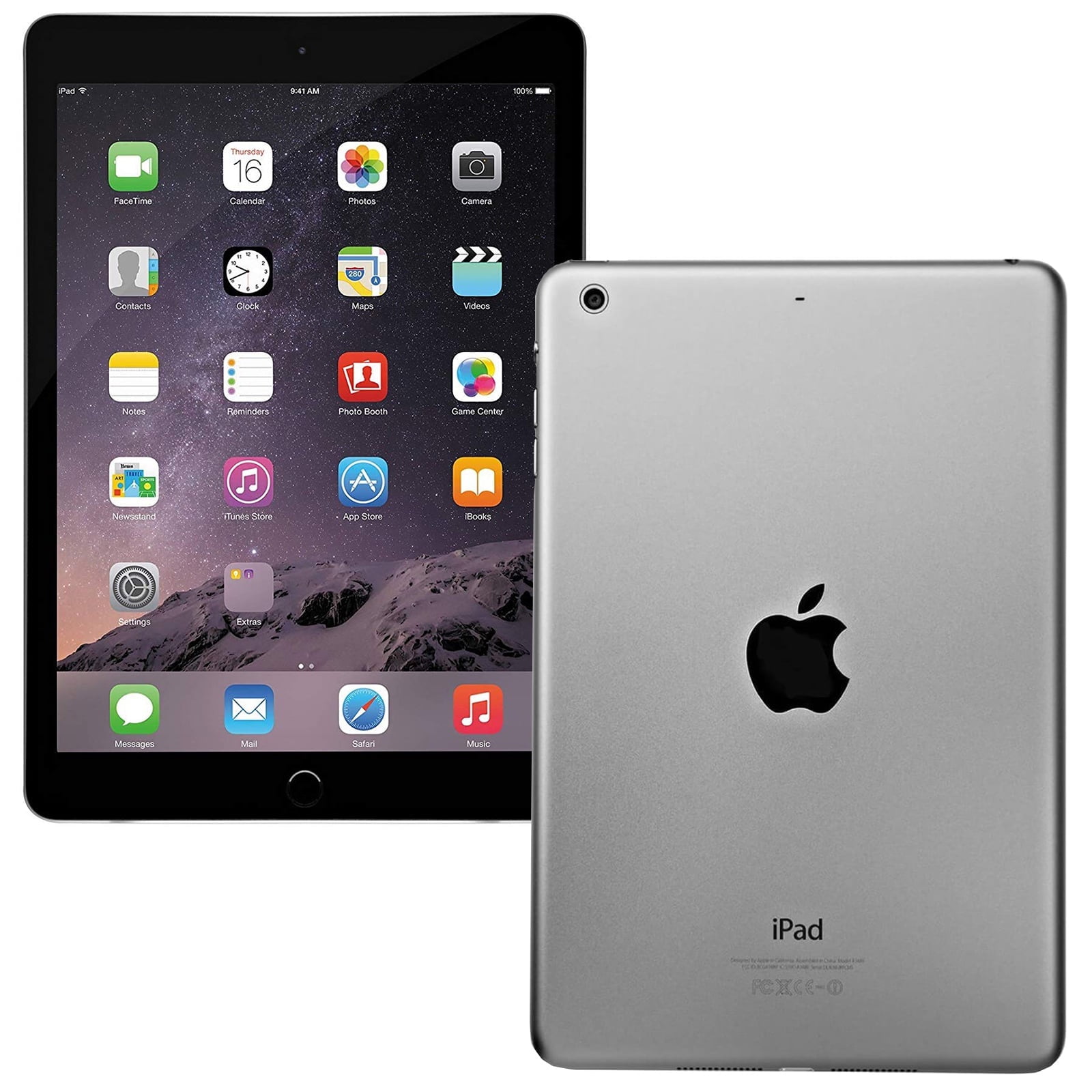 iPad本体 iPad Air2 64GB (2014) Wi-Fi+Cellular au Restored 2014 Apple iPad air Wi Fi+Cellular 64 GB Space Gray