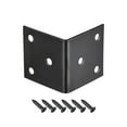 thumbnail image 3 of Uxcell L Shape 40x40x40mm Black Corner Brace Angle Bracket 4 Pack, 3 of 5