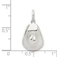 thumbnail image 3 of 925 Sterling Silver Solid Polished Cowboy Hat Charm 19x12mm Wide Pendant Necklace for Women, 3 of 5