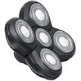 thumbnail image 1 of Tête de Remplacement pour Rasoir Électrique, Lame de Remplacement pour Rasoir 5D, Tête de Rasoir Électrique, Installation Facile, 1 of 4