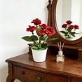 thumbnail image 1 of Artificial Bonsai Tree with Plastic Pot, 19.7 cm, Assorted Colors for Home, Office, and Decor, 1 of 6