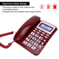 thumbnail image 4 of Teléfono De Escritorio Con Cable Con Altavoz, Pantalla De Identificación De Llamadas, Calculadora, Botones Grandes, Verificaciones De Registros De Llamadas Telefónicas, Modo De, 4 of 7