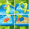 thumbnail image 4 of Shetinar Sand Water Table for Toddlers, 4-in-1 Sensory Activity Toy, Kids Table Activity Sensory Play Table Beach Sand Water Toy for Outdoor Backyard for Toddlers 1 3Age 1-7 Gift, 4 of 10