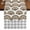 Beige, variant on Navy Blue Pine Leaves Burlap Cotton Table Runner 13x36 Inches Short, Abstract Art Geometric Gray Plaid Farmhouse Table Runners, Outdoor Dining Tablecloths Decor for Baby Shower/Party/Wedding