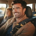 thumbnail image 3 of Uorisanigo Galaxy Butterfly Moon Seatbelt Covers Flannel 2-Pack Universal Car Seat Belt Pads Cover Car Accessories Decoration Accessory Shoulder Strap Pads Compatible with Most Cars, 3 of 7