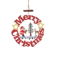 thumbnail image 1 of Bewildely Colgante de Navidad para colgar en la pared, decoración de Navidad, festival de vacaciones, decoración de ambientes de Año Nuevo, pieza Kits de decoración para fiestas Anciano Bewildely HA069348-01, 1 of 6