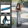 thumbnail image 4 of SANOPY 250W Electric Scooter Adults,20Miles Range & 15.5 Mph, 6.5" Solid Tires,Max Load 220 Lbs,Commuting E Scooter,Bright Blue, 4 of 8