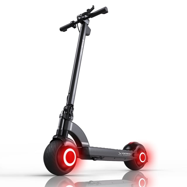 Scooter Eléctrico HONEY WHALE Orno Rueda Ancha Negro Motor 900W DOBLE MOTOR