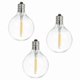 thumbnail image 3 of Bombillas LED de Repuesto G40 de 15 Piezas, Bombillas de Globo LED Inastillables Con Base de Tornillo E12 para Luces de Cadena Solares Blanco Cálido, 3 of 5
