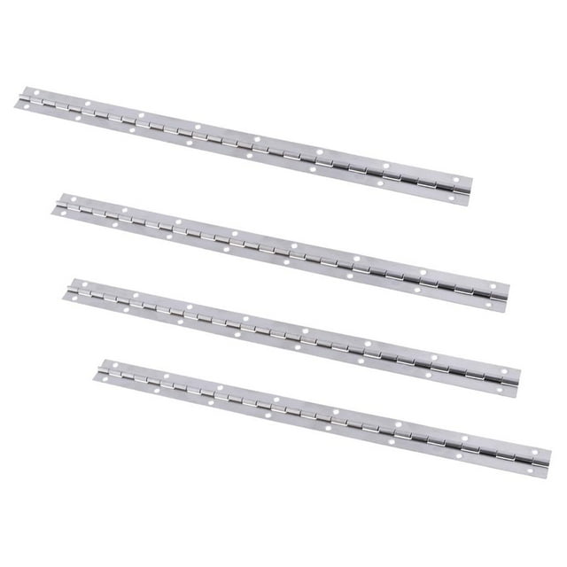 4 Puertas de material acero Inoxidable, Bisagras para Piano, Escotilla para Cubierta, para , 38 X 2,5 Cm Zulema Bisagra para piano de barco